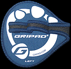 blue gripad gym gloves