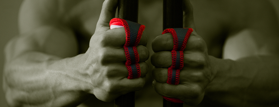 Red GRIPAD Gym Gloves